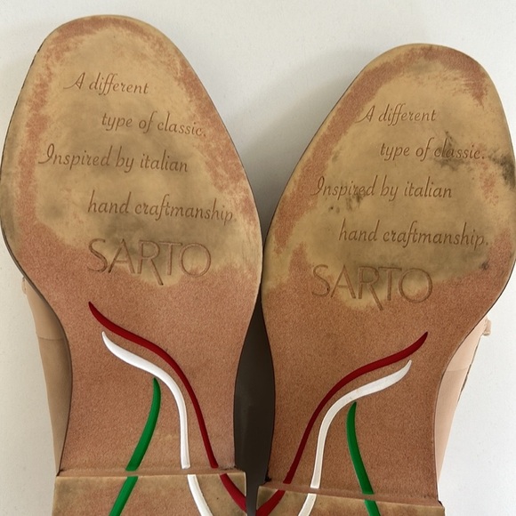 Franco Sarto Eda Bit Loafer With Metal Detail Slip On Tan Color Women’s size 9 - Picture 11 of 14